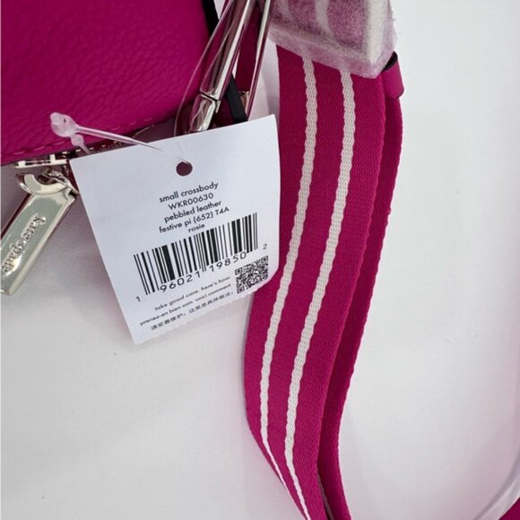Kate Spade Rosie Small Crossbody Bag in Festive Pink - Picture 10 of 14